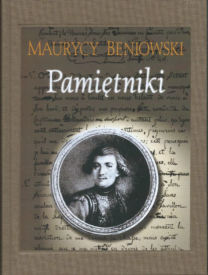 Okładka „Pamiętników” Maurycego Beniowskiego