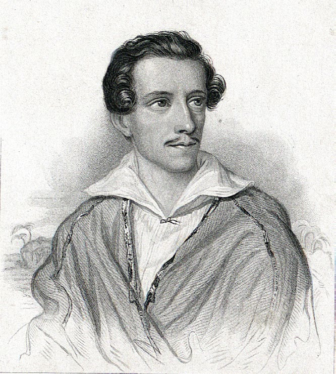 Portret Juliusza Słowackiego autorstwa Jamesa Hopwooda. Przed 1849 r. 