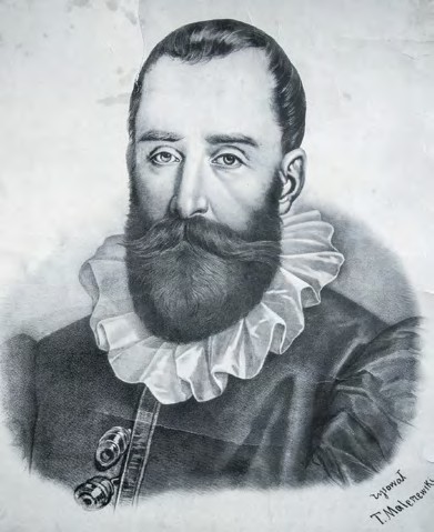 Portret Jana Kochanowskiego autorstwa Tytusa Maleszewskiego