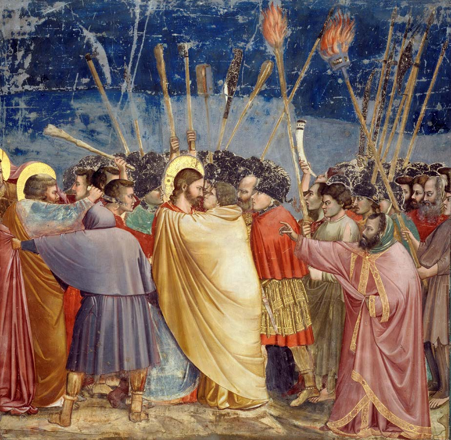 Giotto di Bondone: Pocałunek Judasza