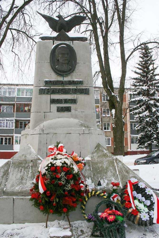 Pomnik Romualda Traugutta w Swisłoczy (Fot. Magazyn Polski Irena Waluś)