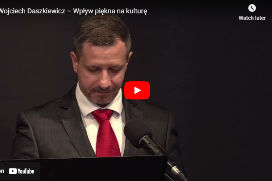 Wojciech Daszkiewicz – Wpływ piękna na kulturę