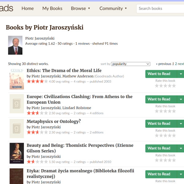 Piotr Jaroszyński na Goodreads – odkryj książki autora w nowej przestrzeni czytelniczej