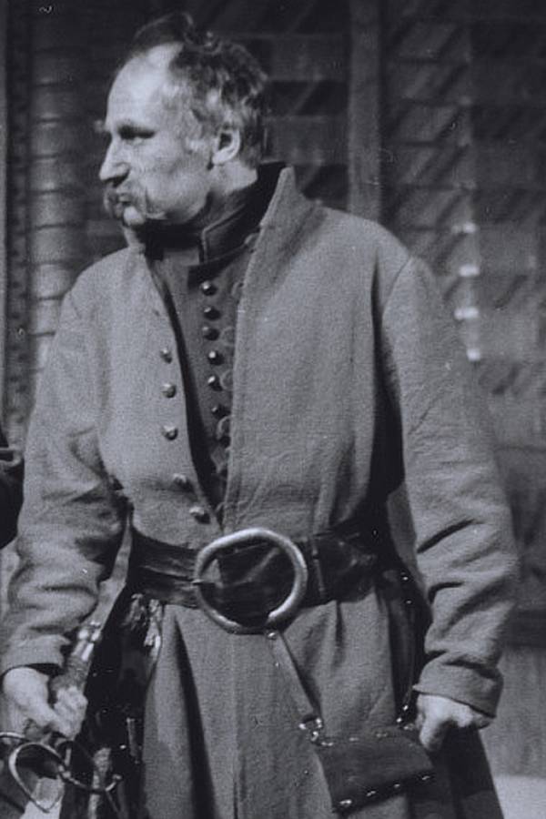 Czesław Jaroszyński w roli Gerwazego Rębajło w sztuce teatralnej Pan Tadeusz Adama Mickiewicza