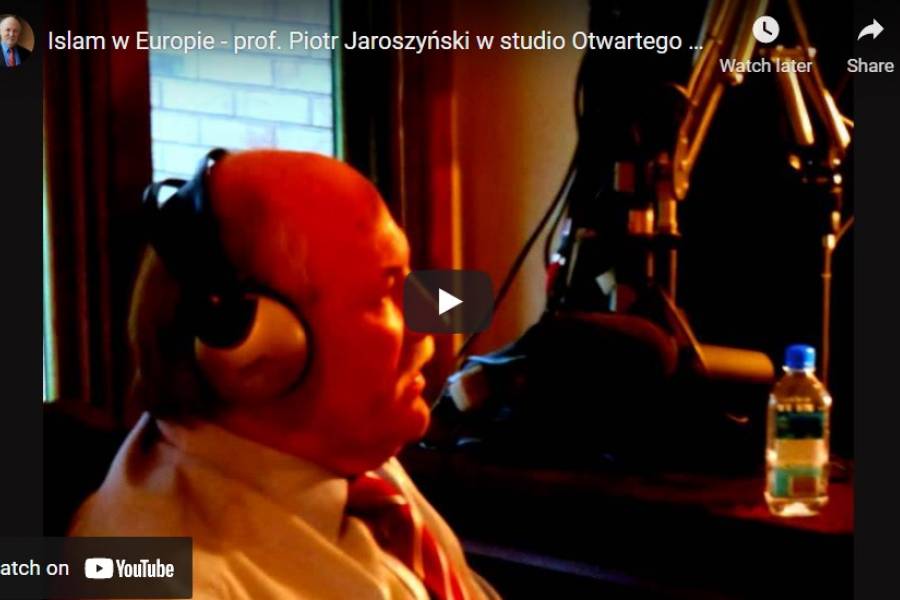 Islam w Europie - prof. dr hab. Piotr Jaroszyński w studio radiowym 